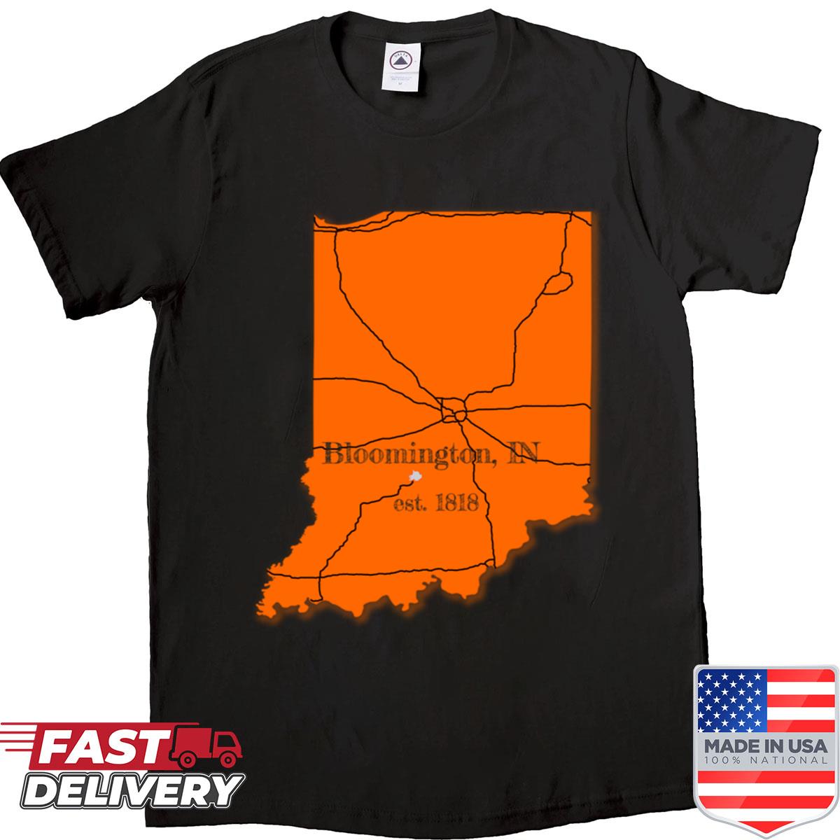 Bloomington In Orange Shirt