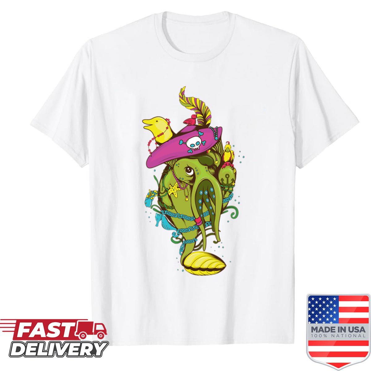 Cartoon Squid Shirt