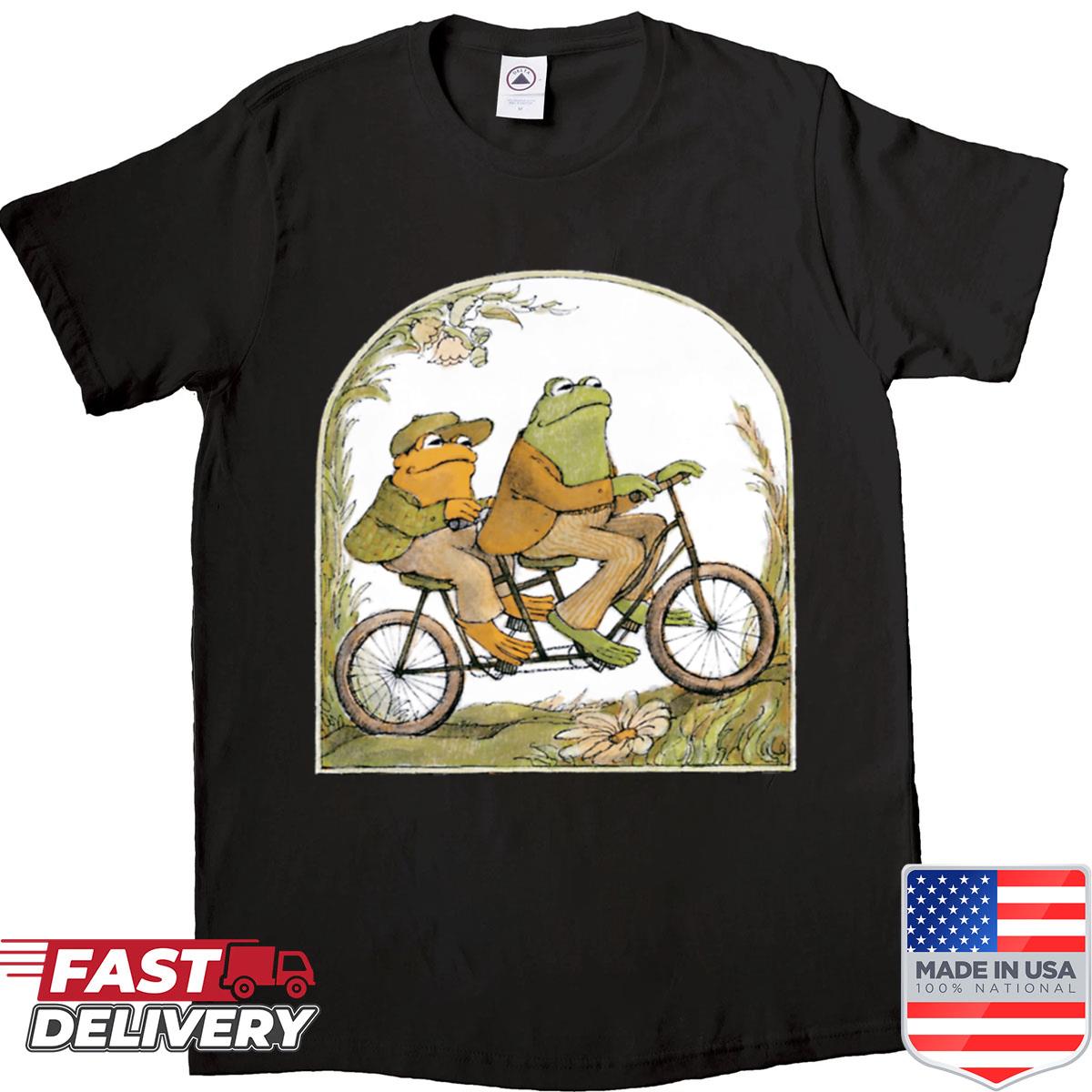 Frog And Toad On A Bicycle Shirt