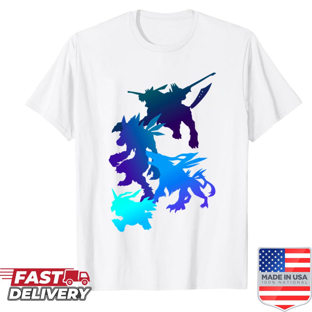 Gabumon Digimon Evolution Silhouette Shirt