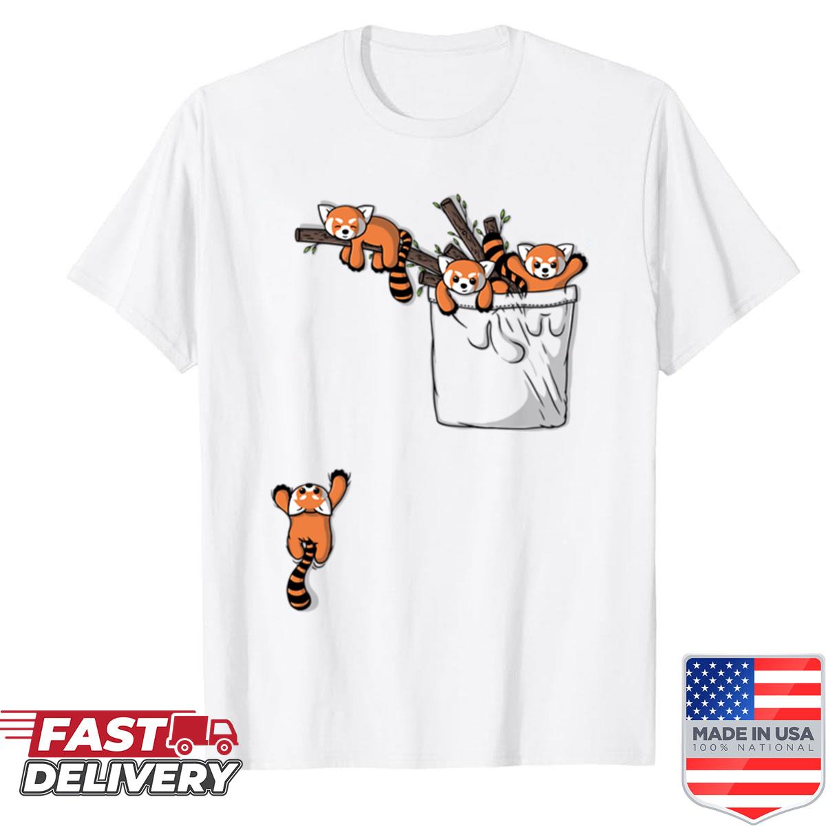 Pocket Red Panda Bears Shirt