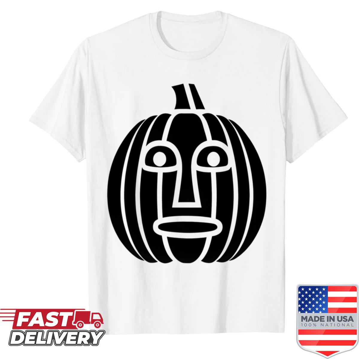Pumpkin Head Face Shirt