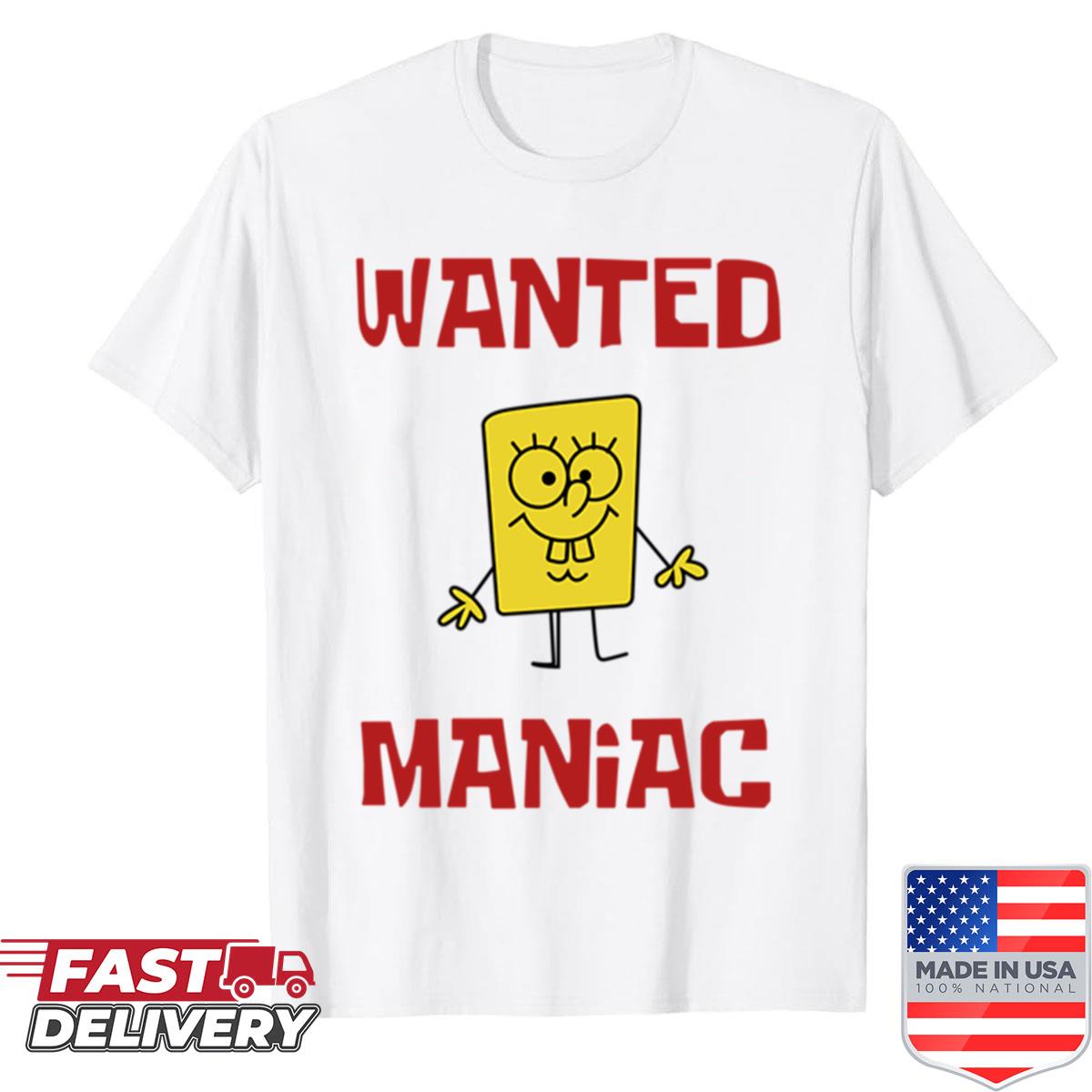 Spongebob Wanted Poster Shirt
