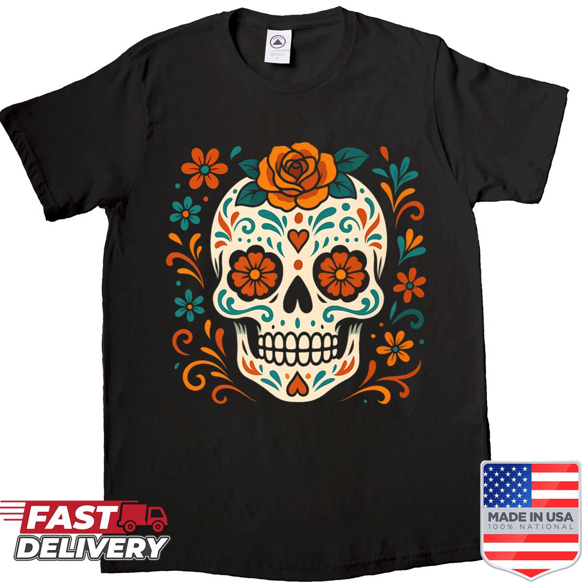 Sugar Head Floral Pattern Premium Shirt