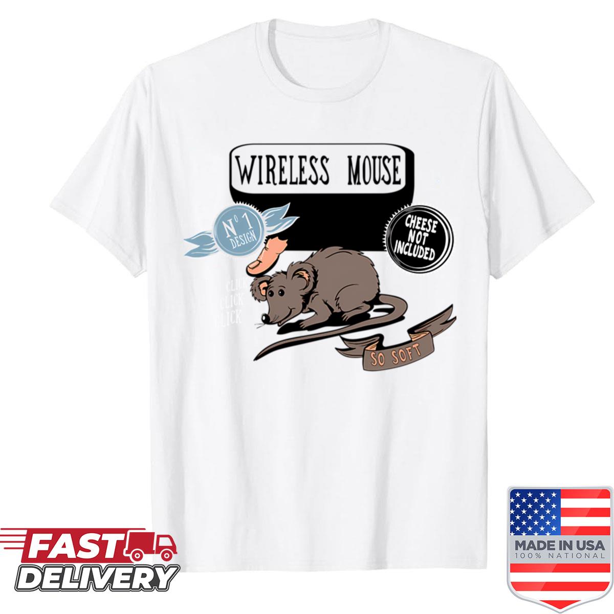 Wireless Mouse Oversized Shirt
