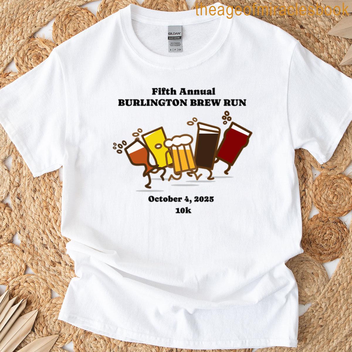 2025 Burlington Brew Run Oversized T-shirt