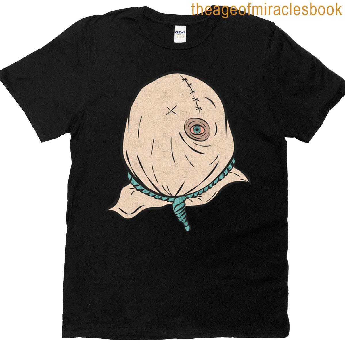 80s Horror Sack Mask T-shirt
