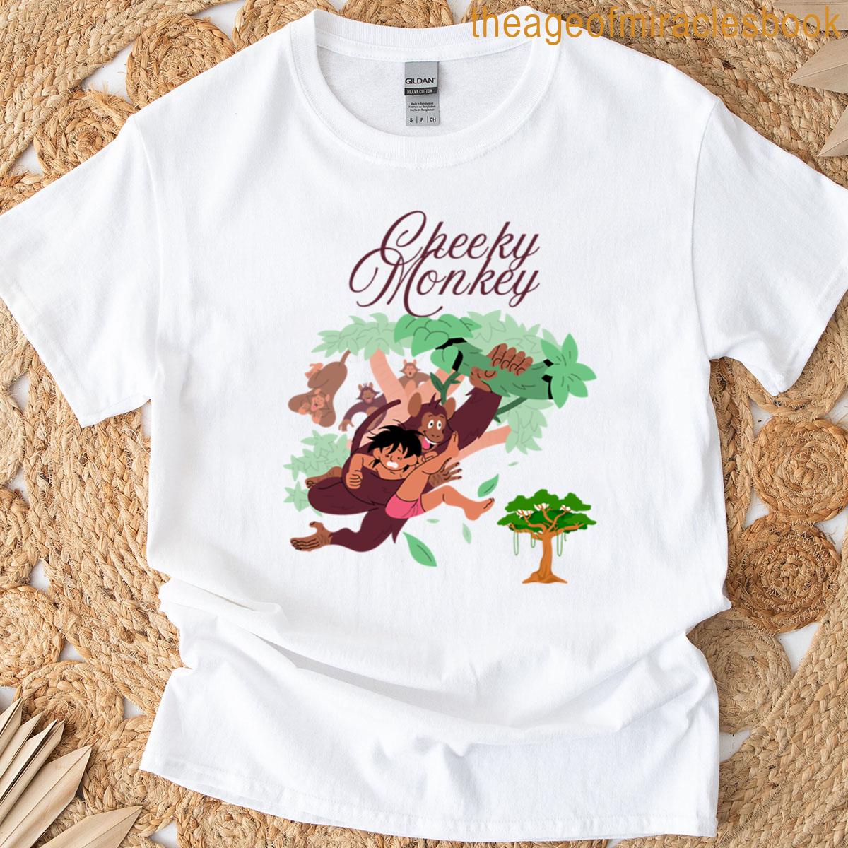 Cheeky Monkey Jungle Boy And Apes T-shirt