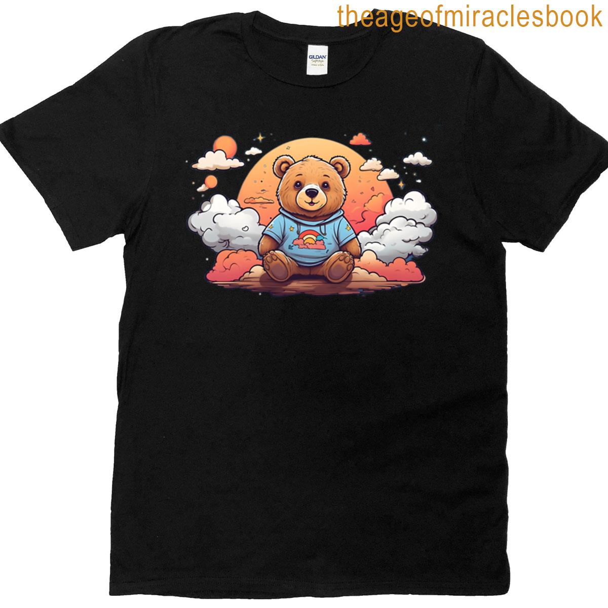 Cute Bear In The Sky T-shirt