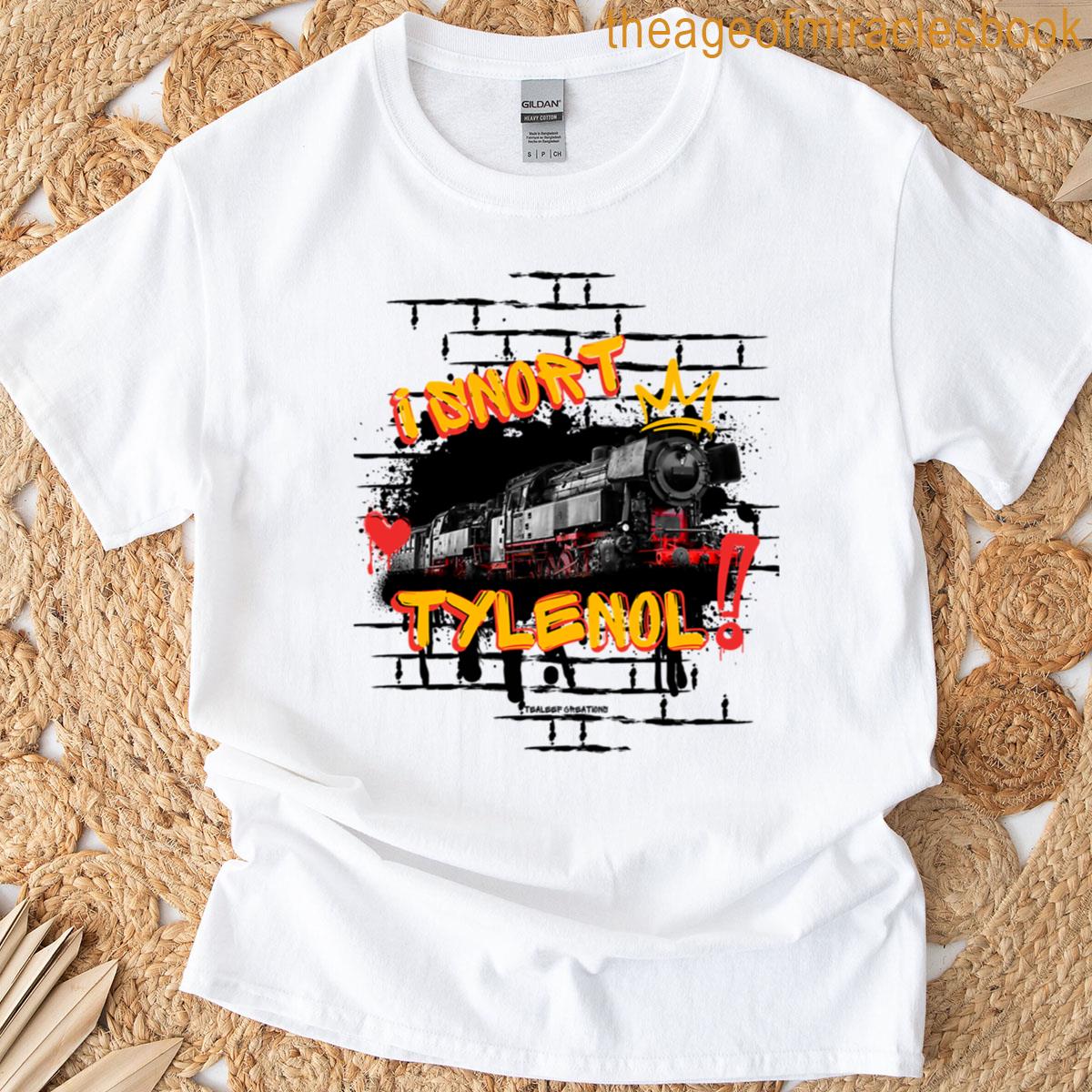 I Snort Tylenol Light Oversized T-shirt