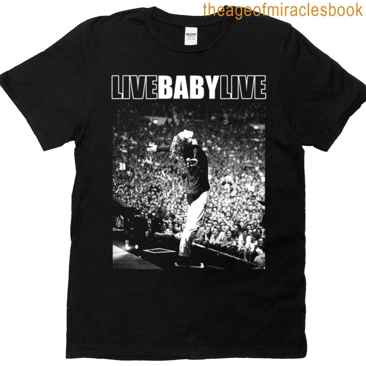 Inxs Live Baby Live Halftone T-shirt