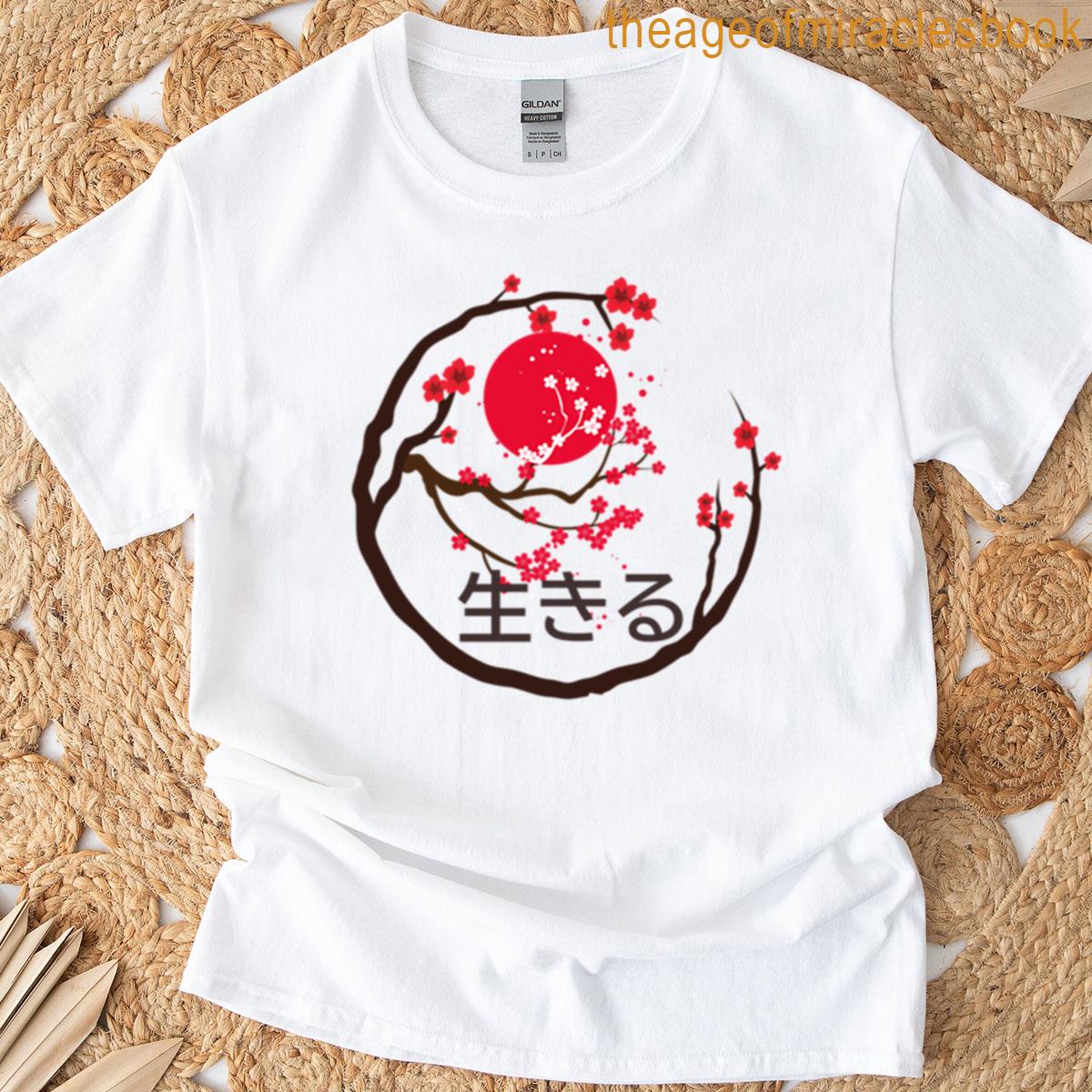 Live Design Sakura Tree Oversized T-shirt