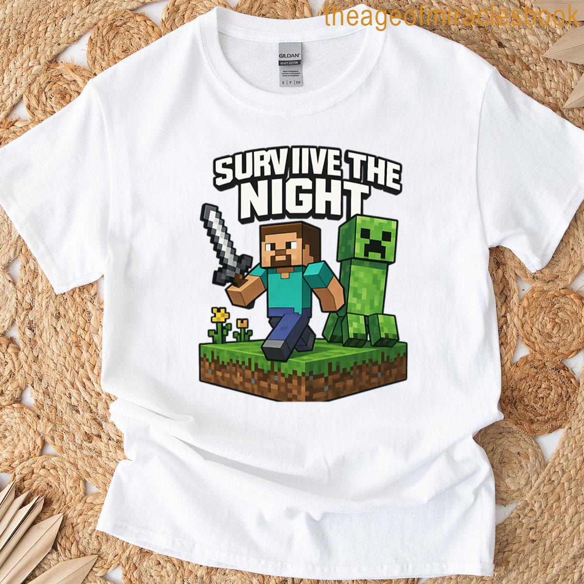 Minecraft Survive The Night T-shirt
