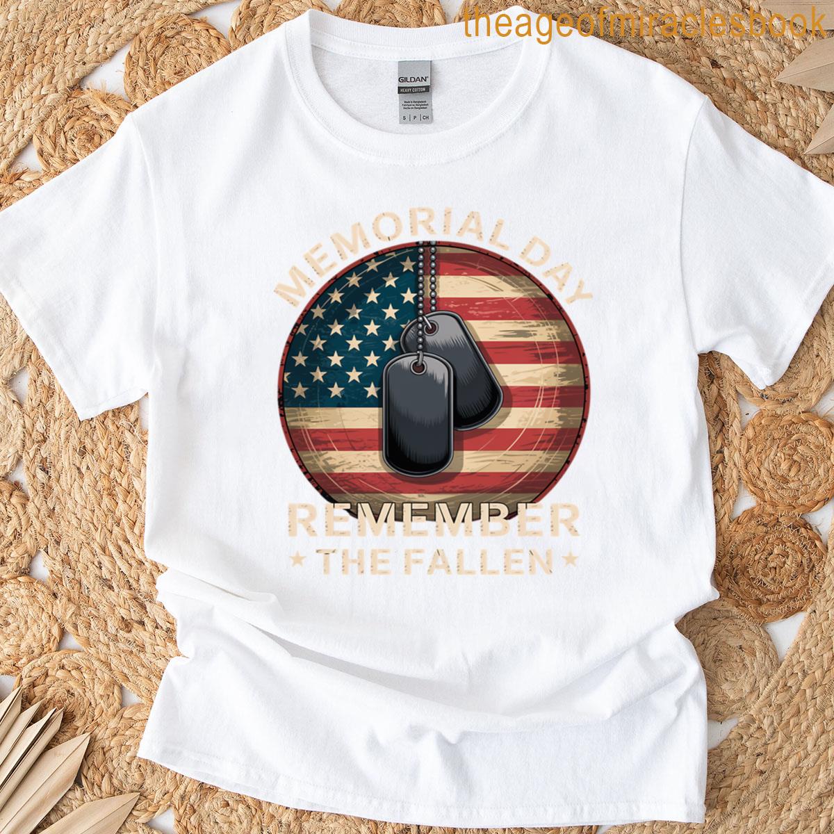 Remember The Fallen Veteran Day T-shirt