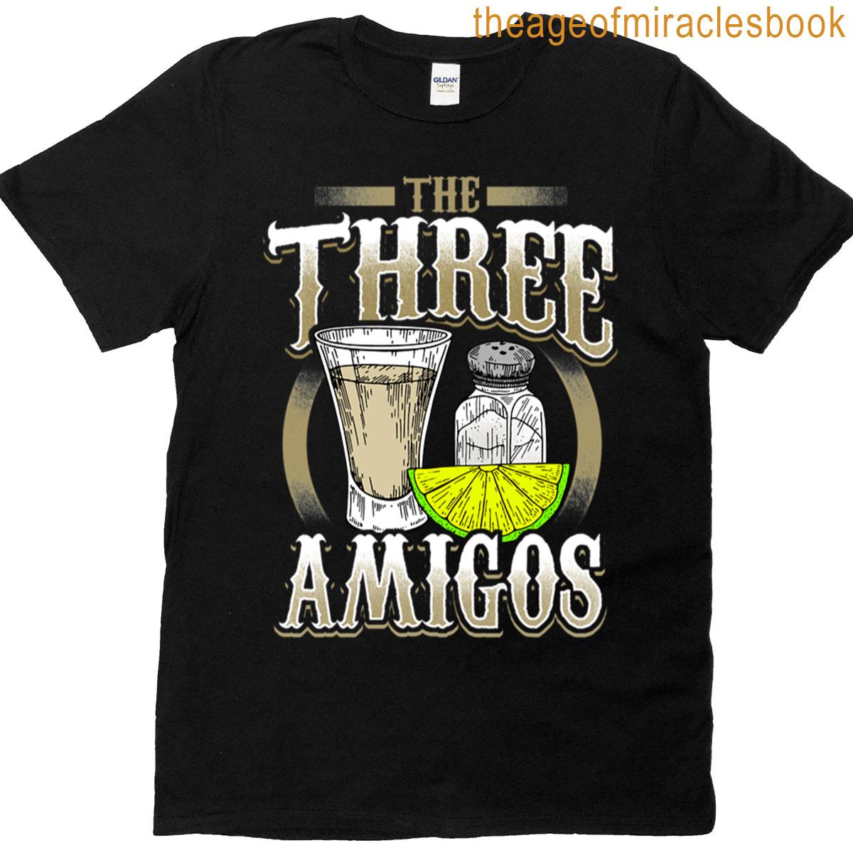 Three Amigos – Tequila Line Salt T-shirt