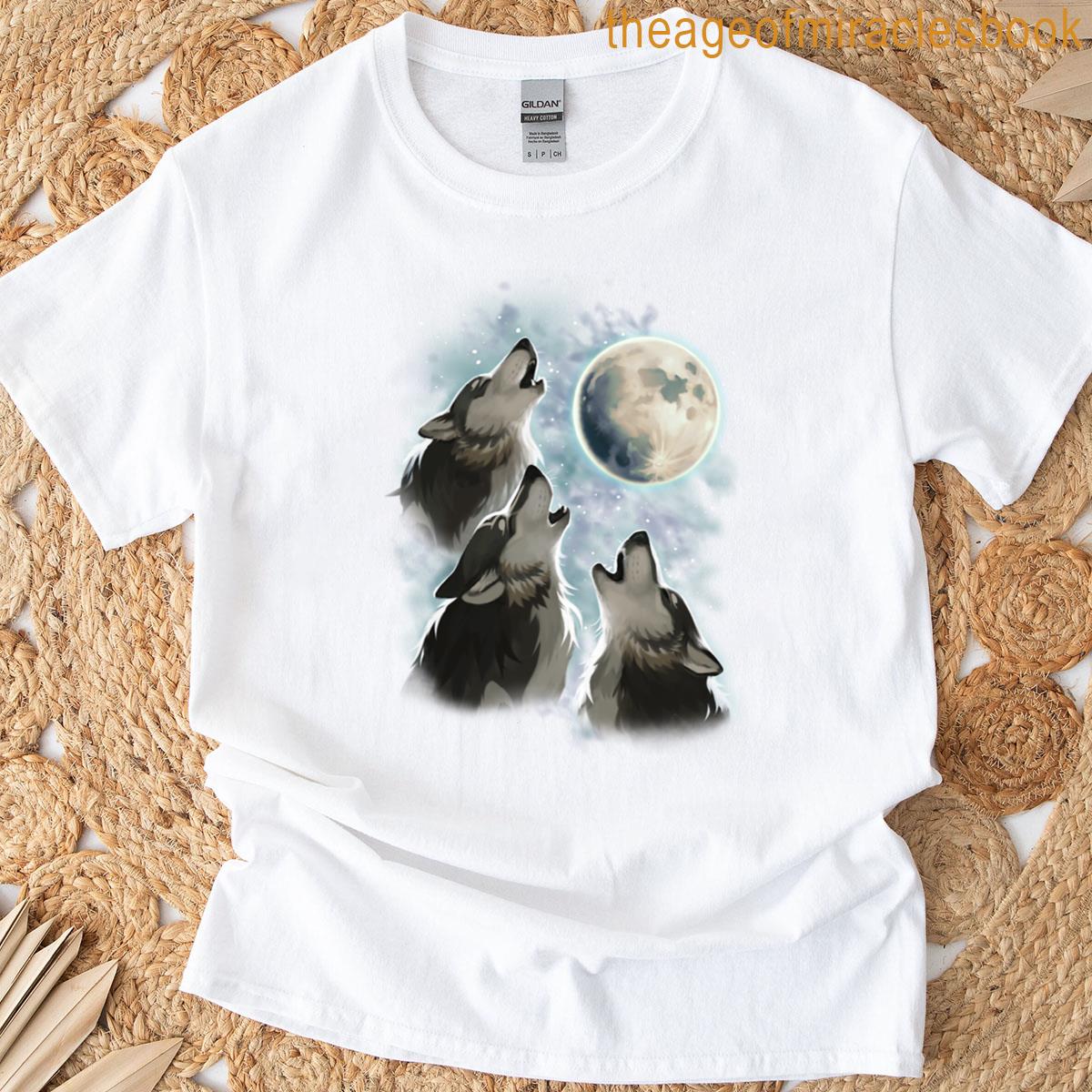 Three Wolfie Moon T-shirt