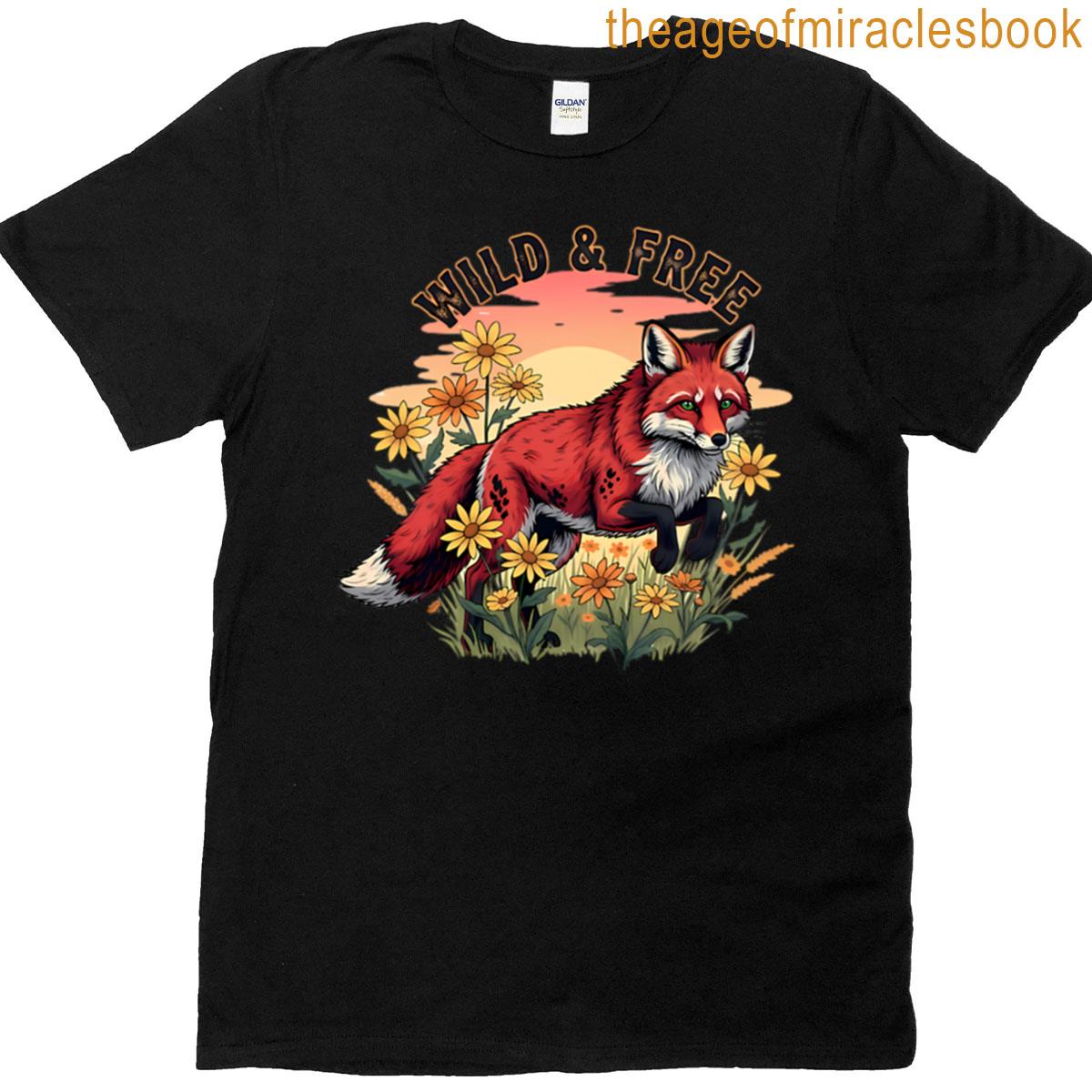 Wild Free Red Fox T-shirt