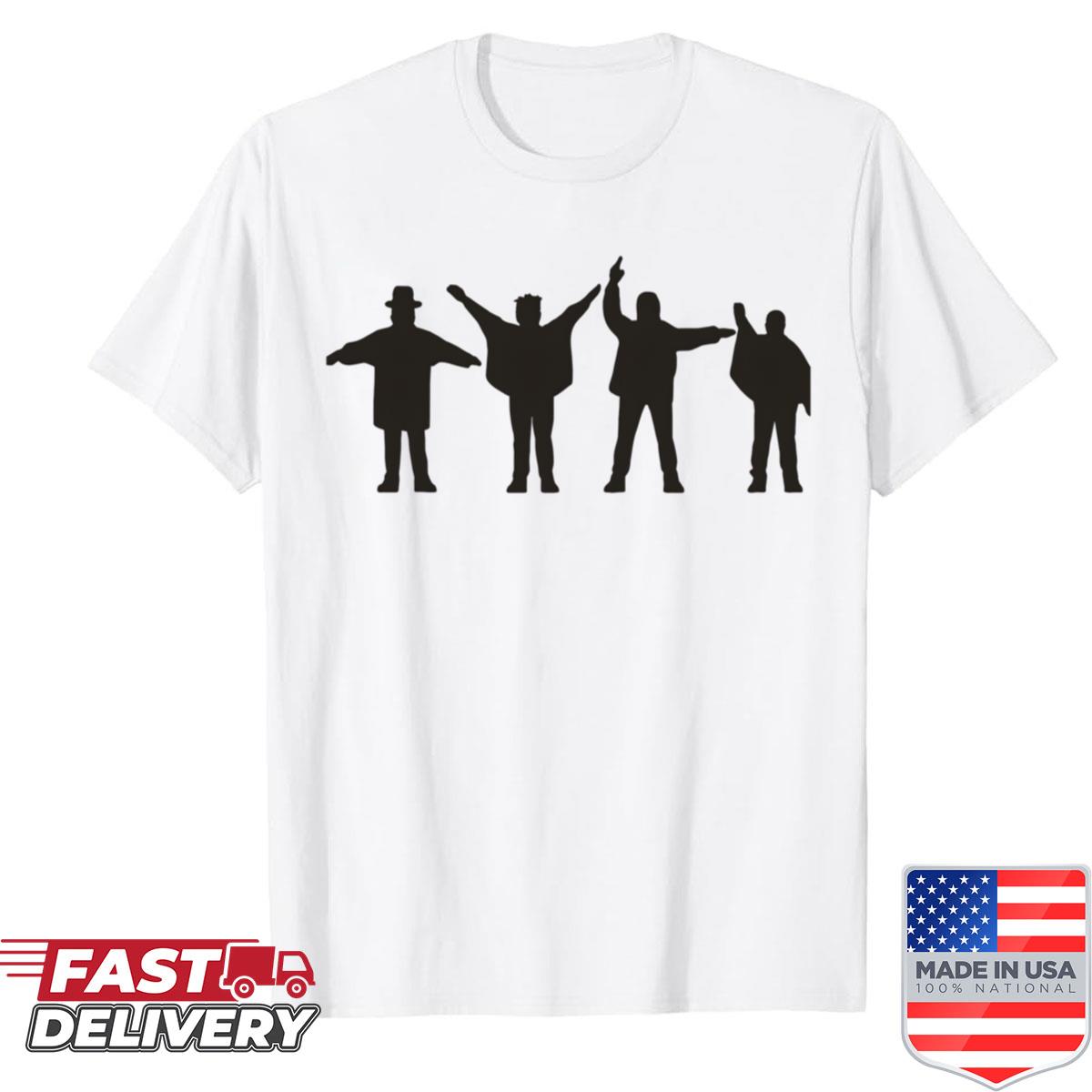 Minimalist Beatles Help Pose Shirt