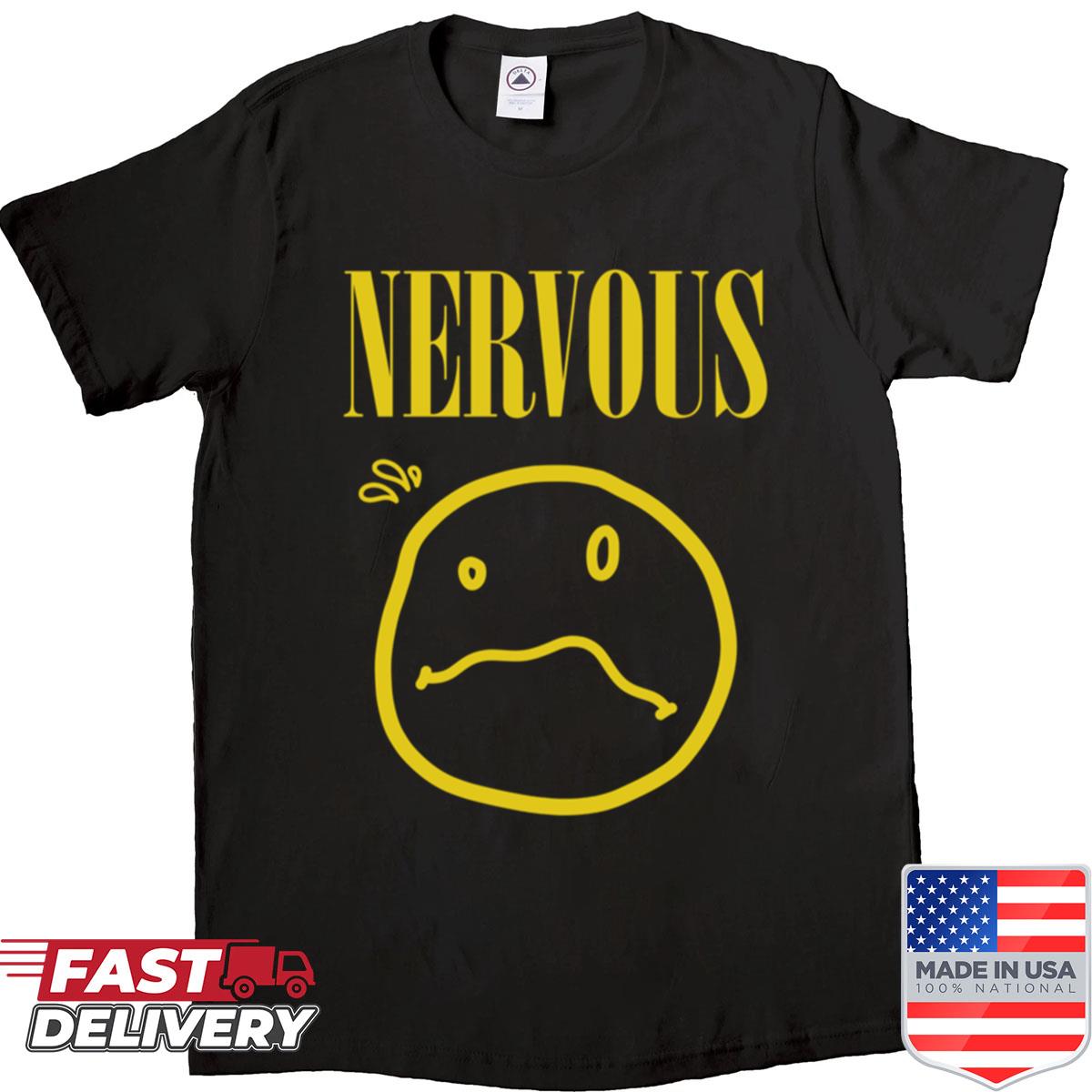 Nervous – Nirvana Parody Shirt