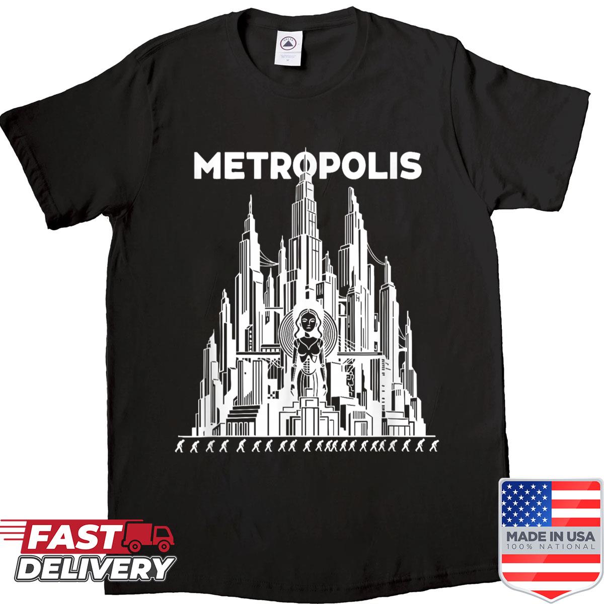 Fritz Langs Metropolis Silent Sci-fi Shirt