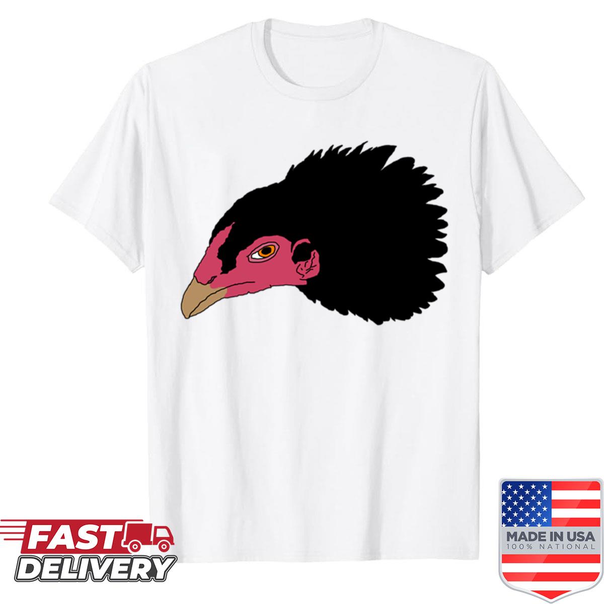 Gamefowl Head – Black Shirt