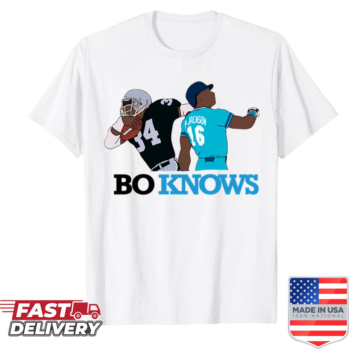 Bo Knows Playing Baseball Oversized Shirt