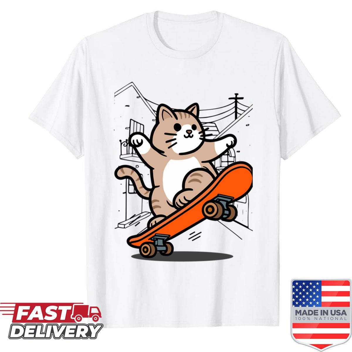 Cool Cat On Board Shirt