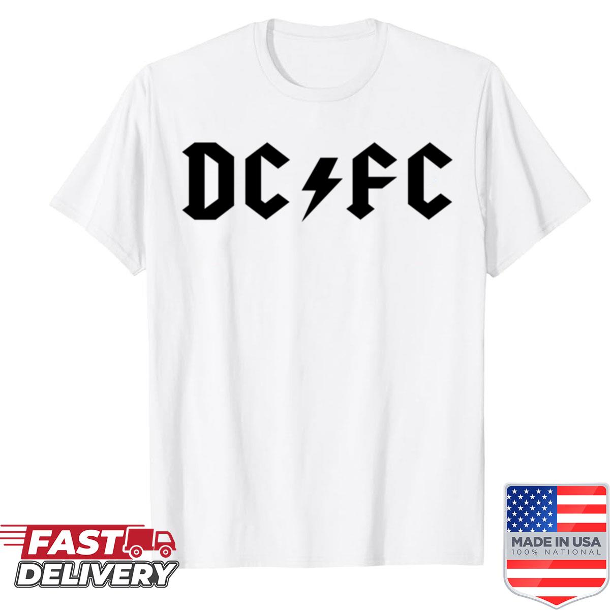 Dcfc Black On White Shirt