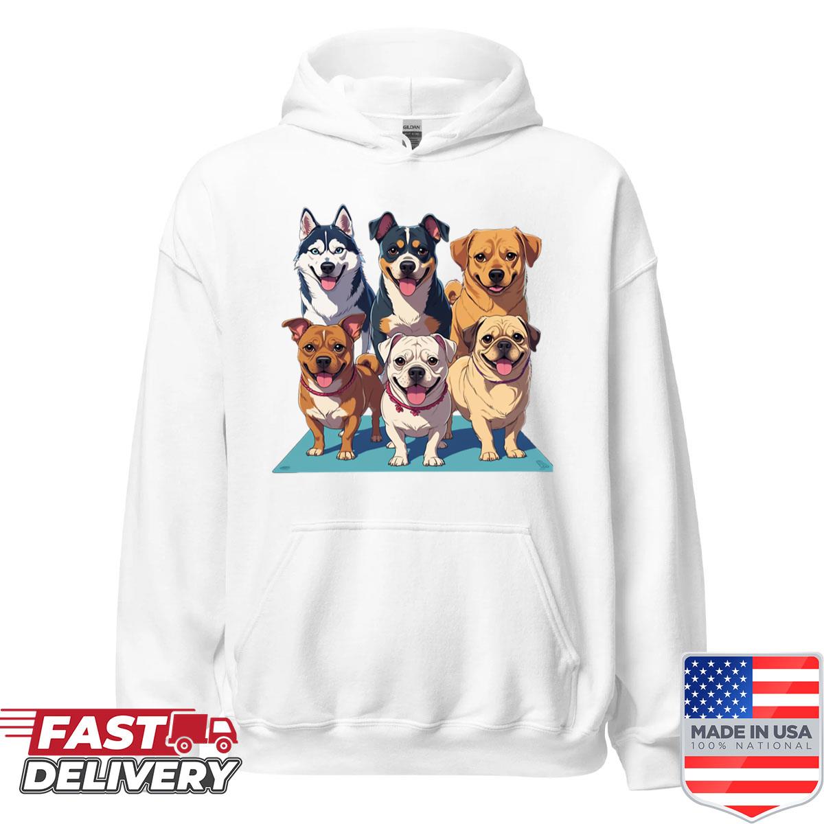 Alternative view of Doggy Yoga Shirt