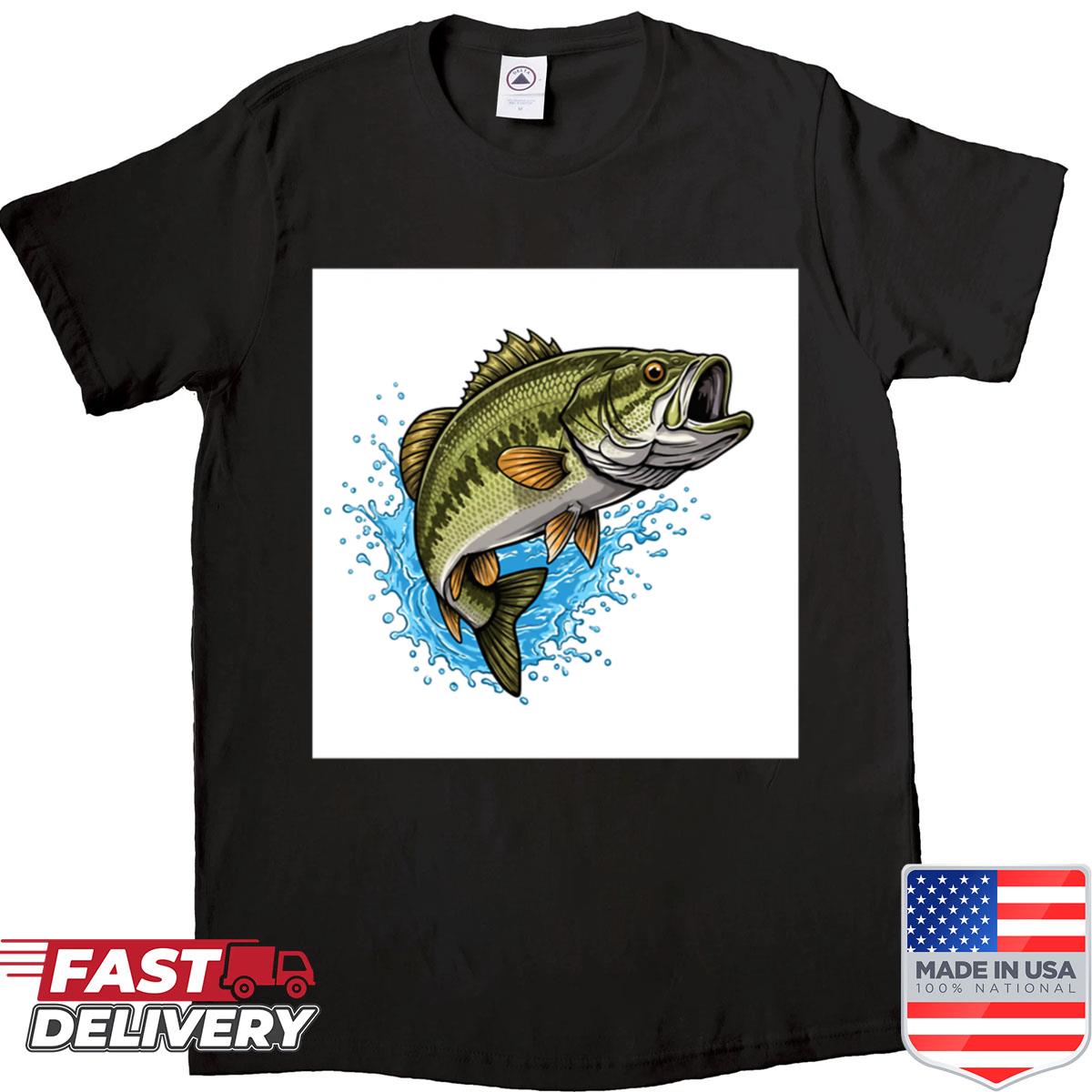 Dynamic Largemouth Bass Oversized Shirt