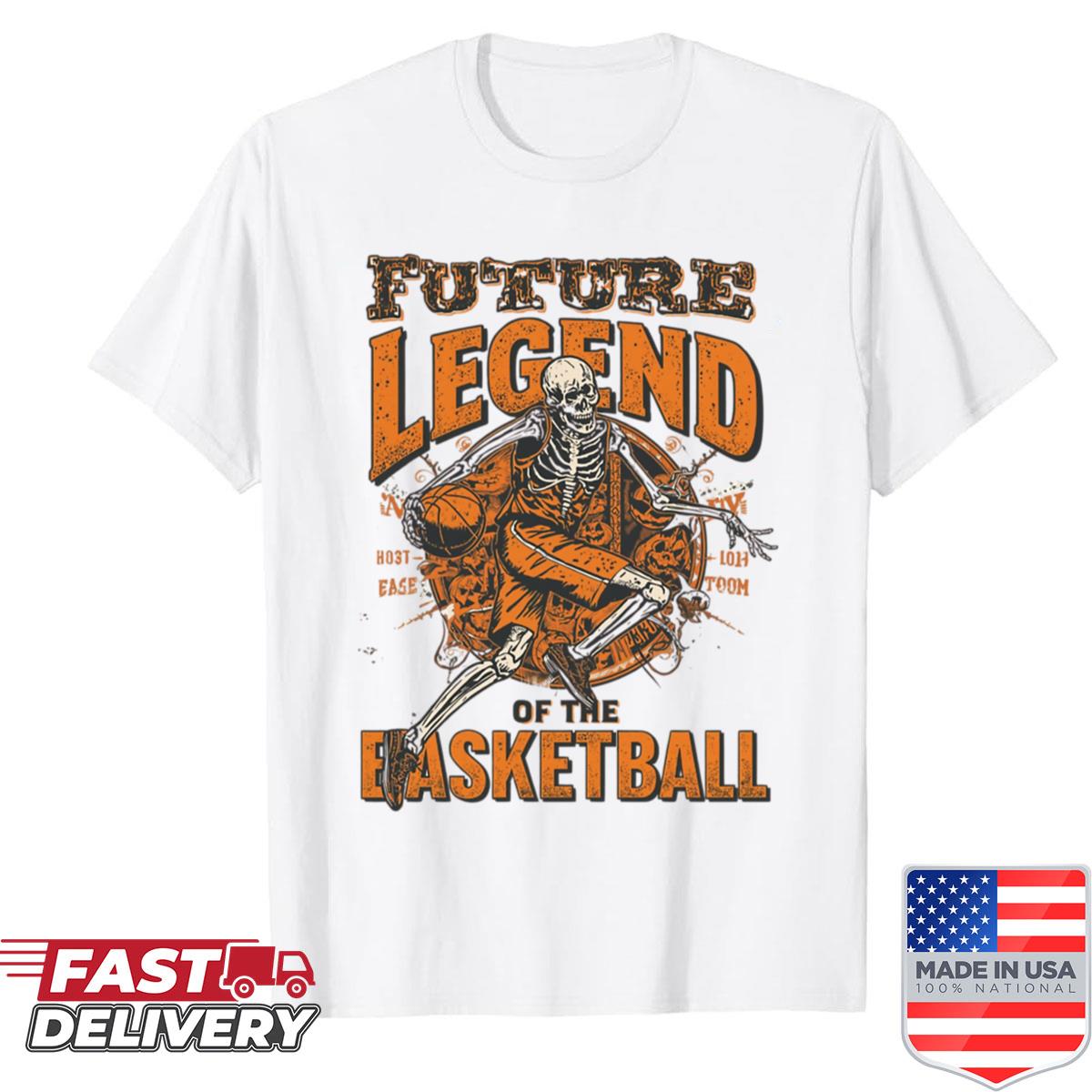 Future Basketball Skeleton Oversized Shirt