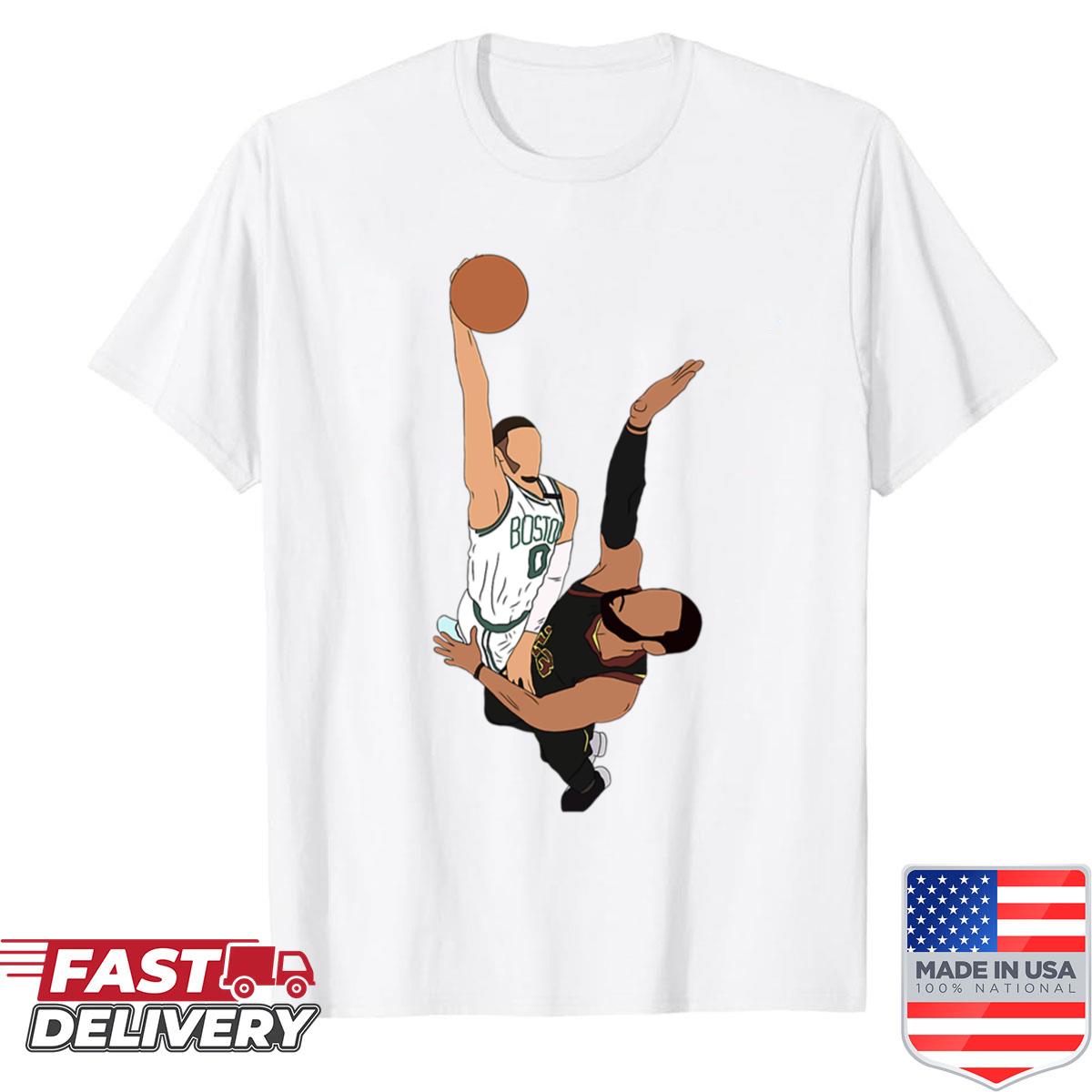 Jayson Tatum Dunks On Lebron Shirt
