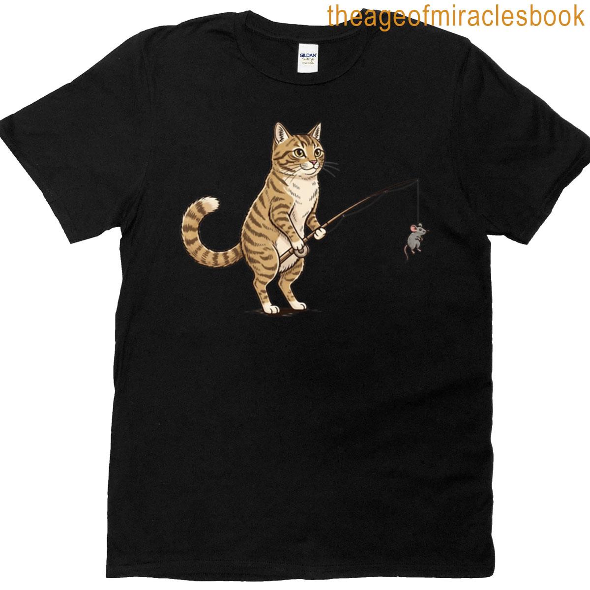 Cat Fishing T-shirt