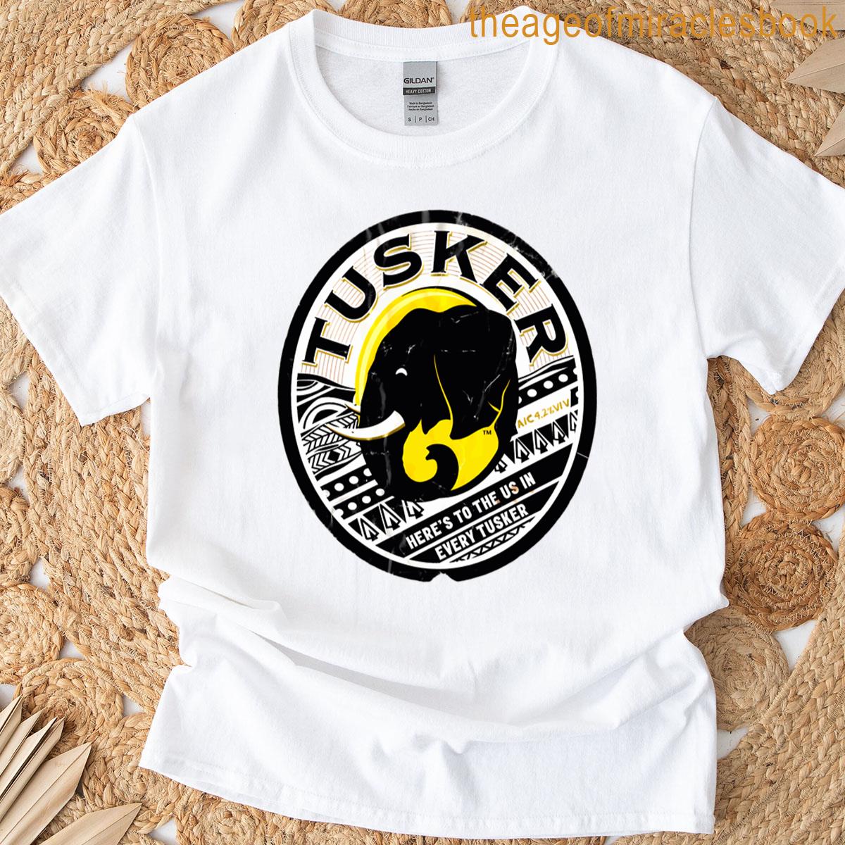 Distressed Tuskers Logo T-shirt