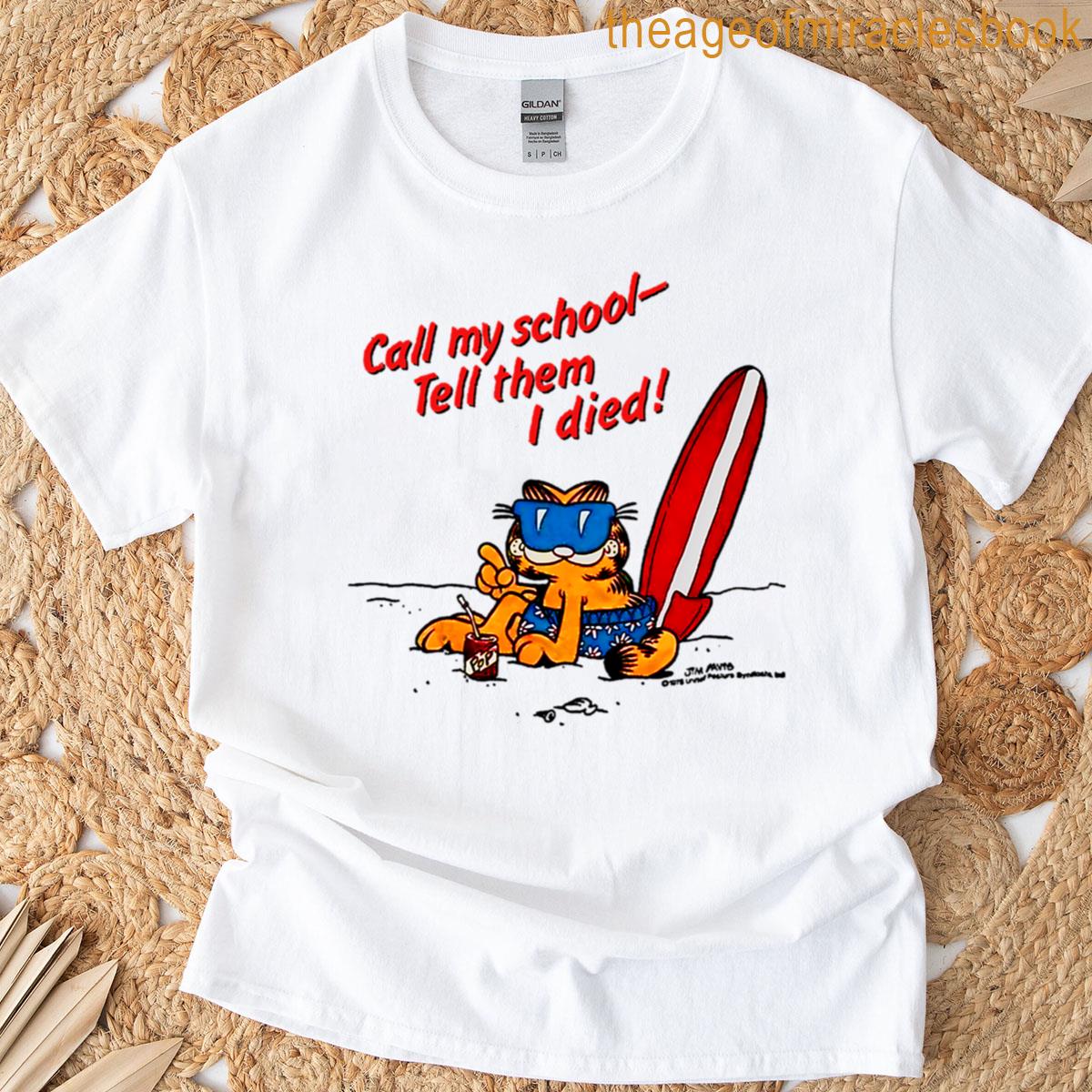 Garfield Skips School T-shirt