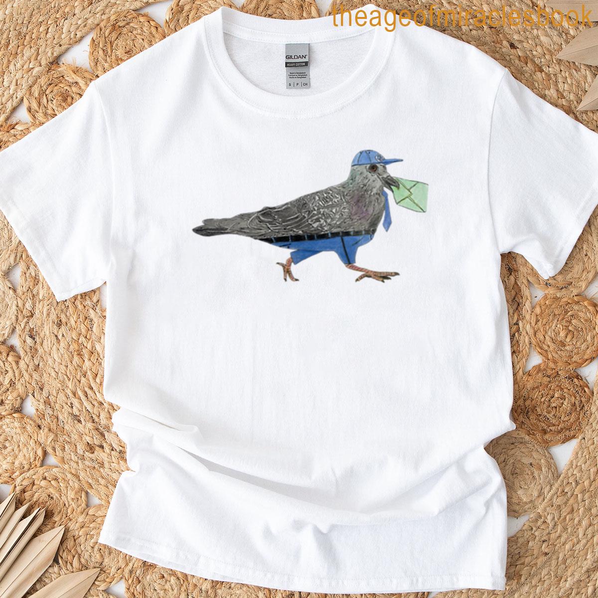 Hand Drawn Carrier Pigeon T-shirt