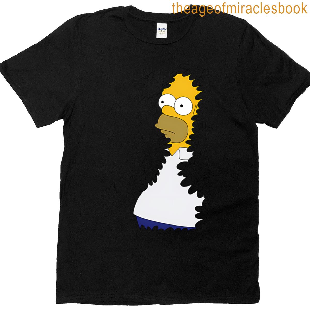 Homer In The Bushes T-shirt