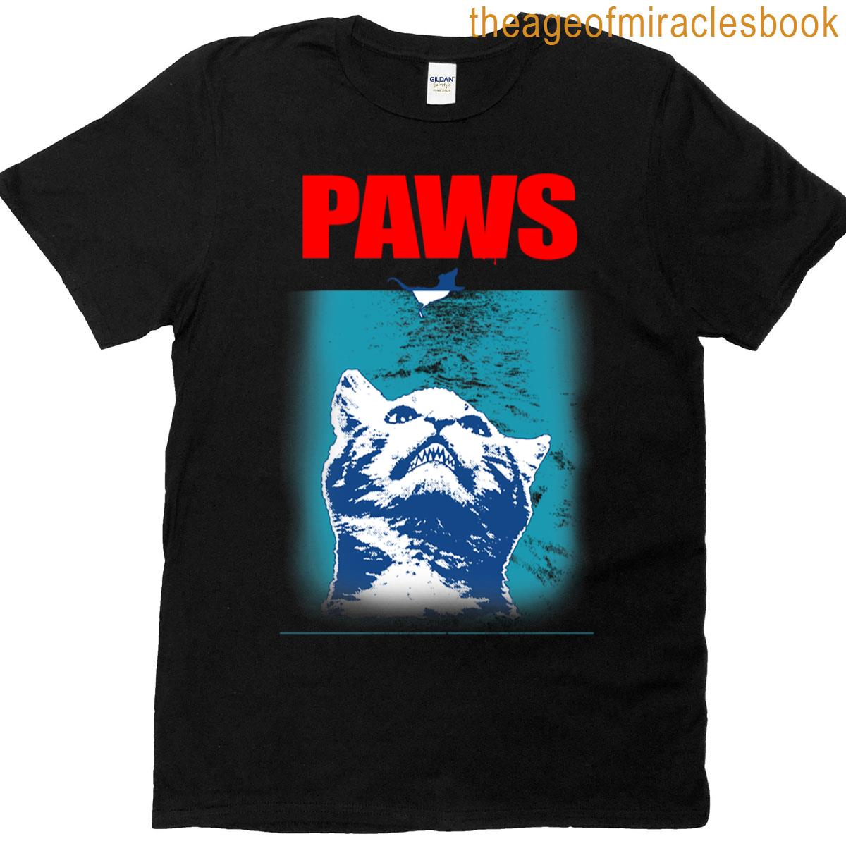 Paws Cat Parody T-shirt