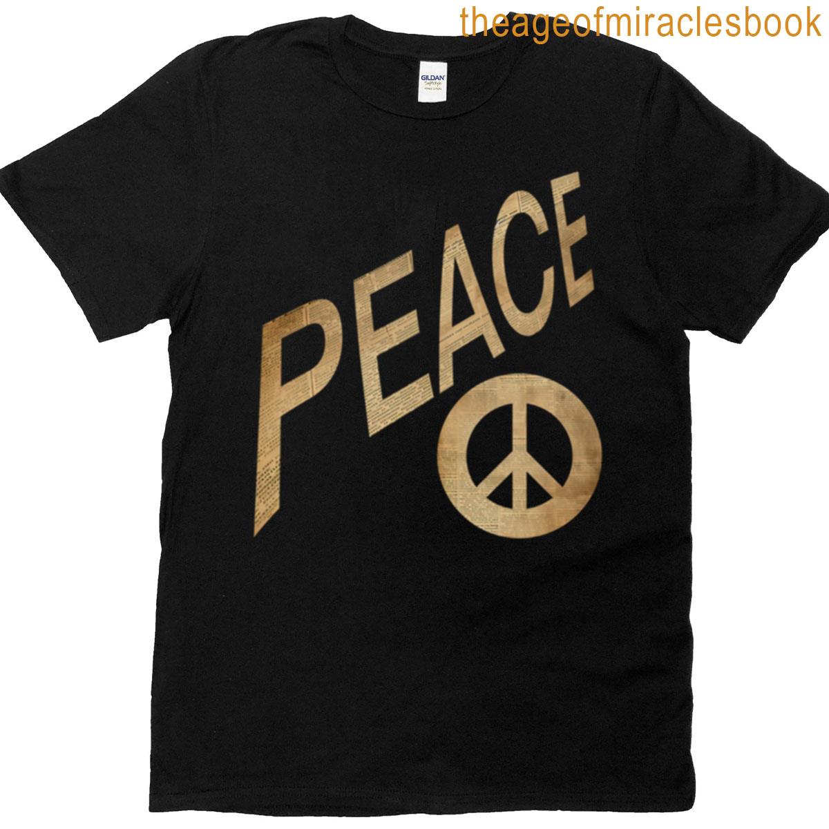 Peace Sign With Text T-shirt