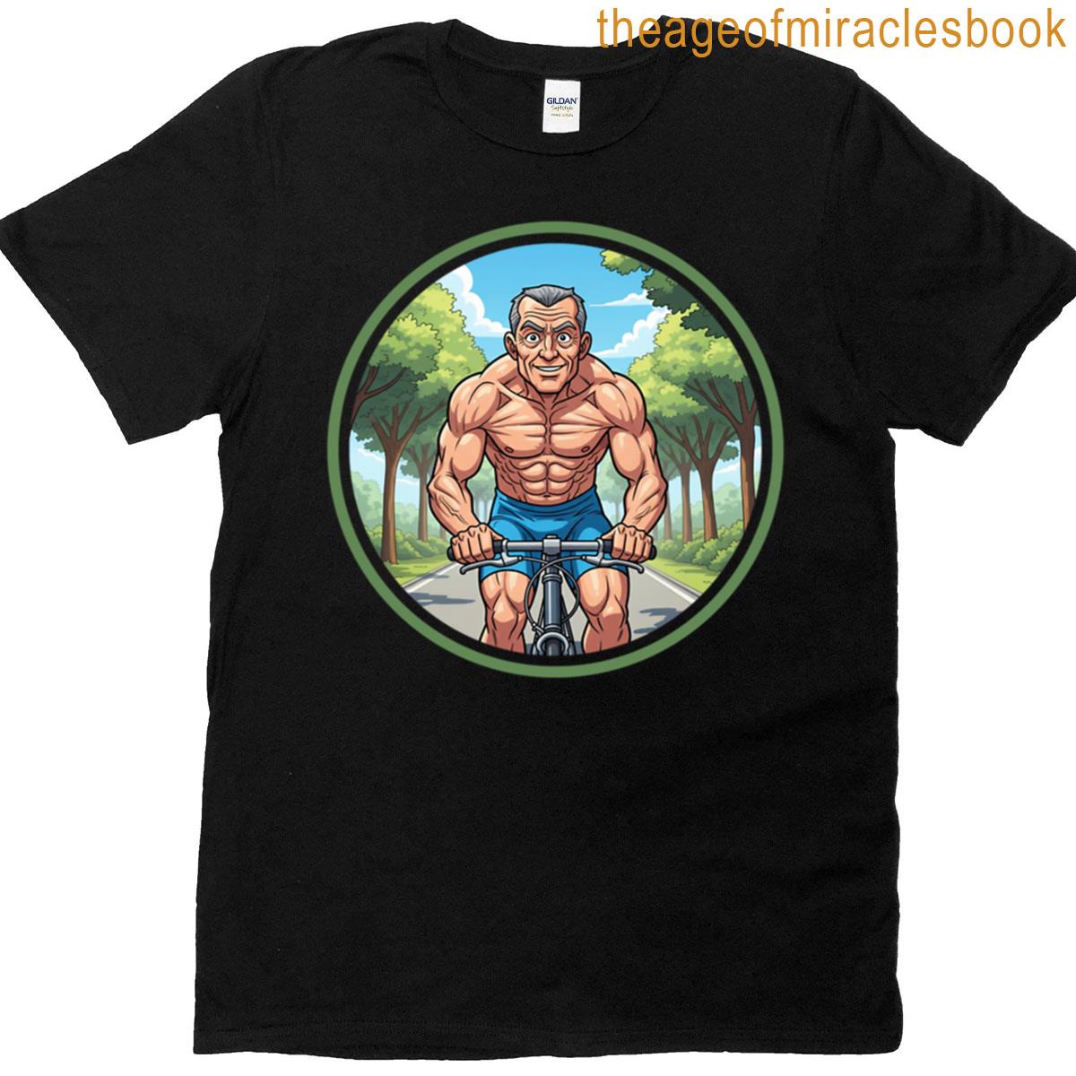 Strong Gym Dad Cyclist Bicycle T-shirt