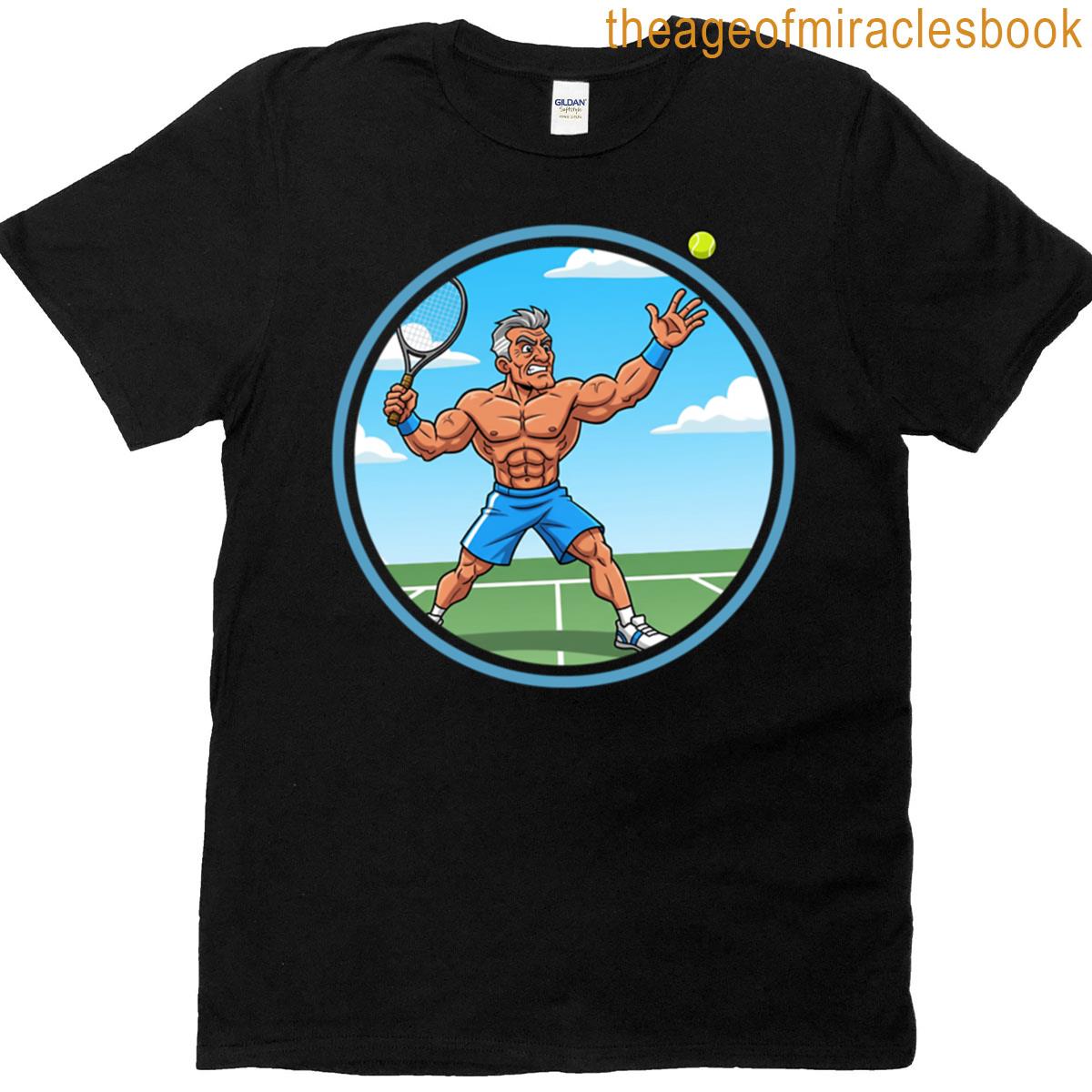 Tennis Muscle Dad T-shirt