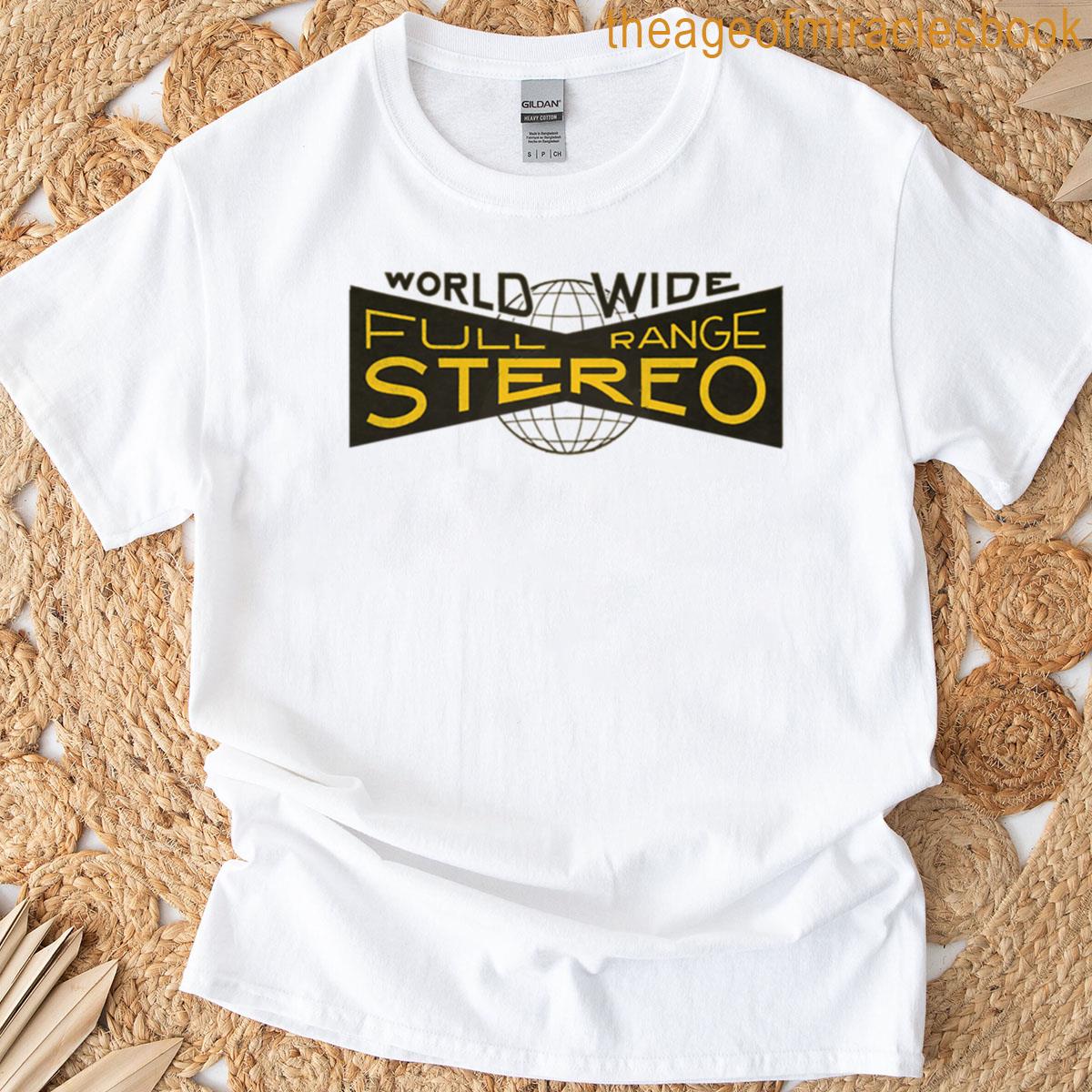 Vintage World Wide Full Range Stereo T-shirt
