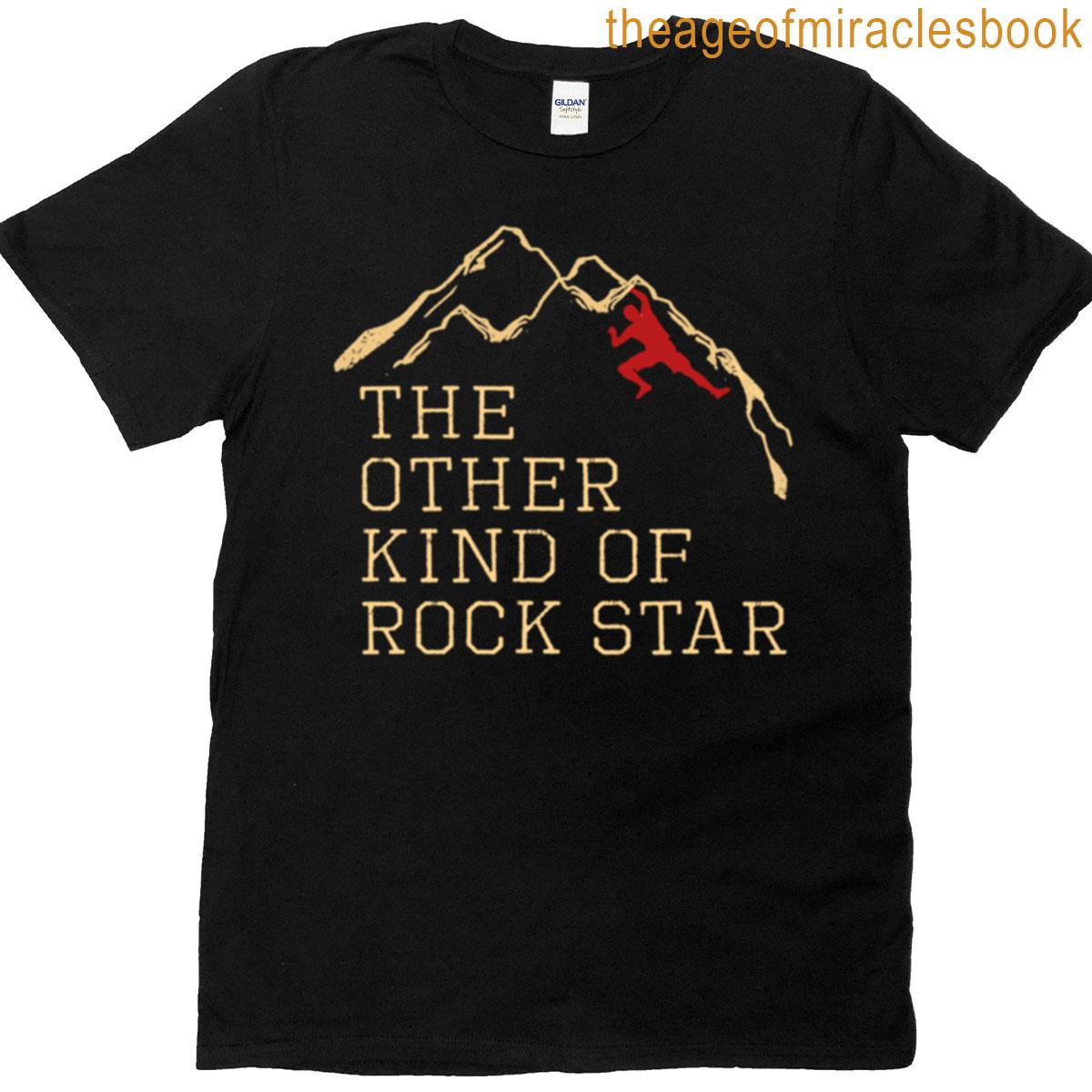 Awesome Rock Star Climbing Gift Design T-shirt
