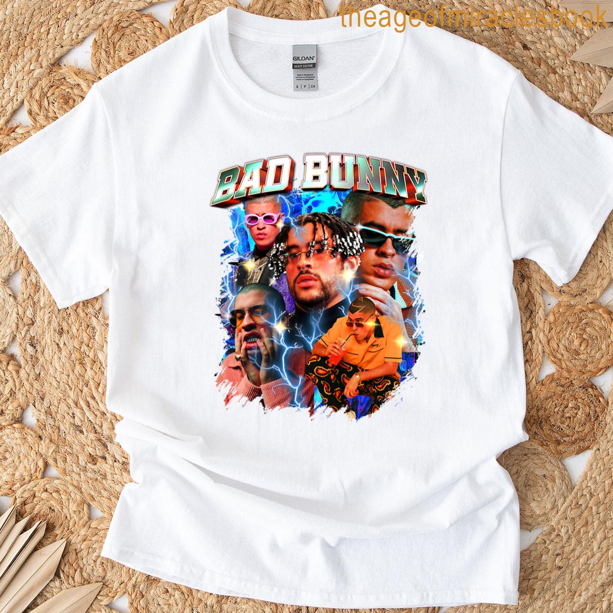 Bad Bunny 90s Bootleg Graphic T-shirt