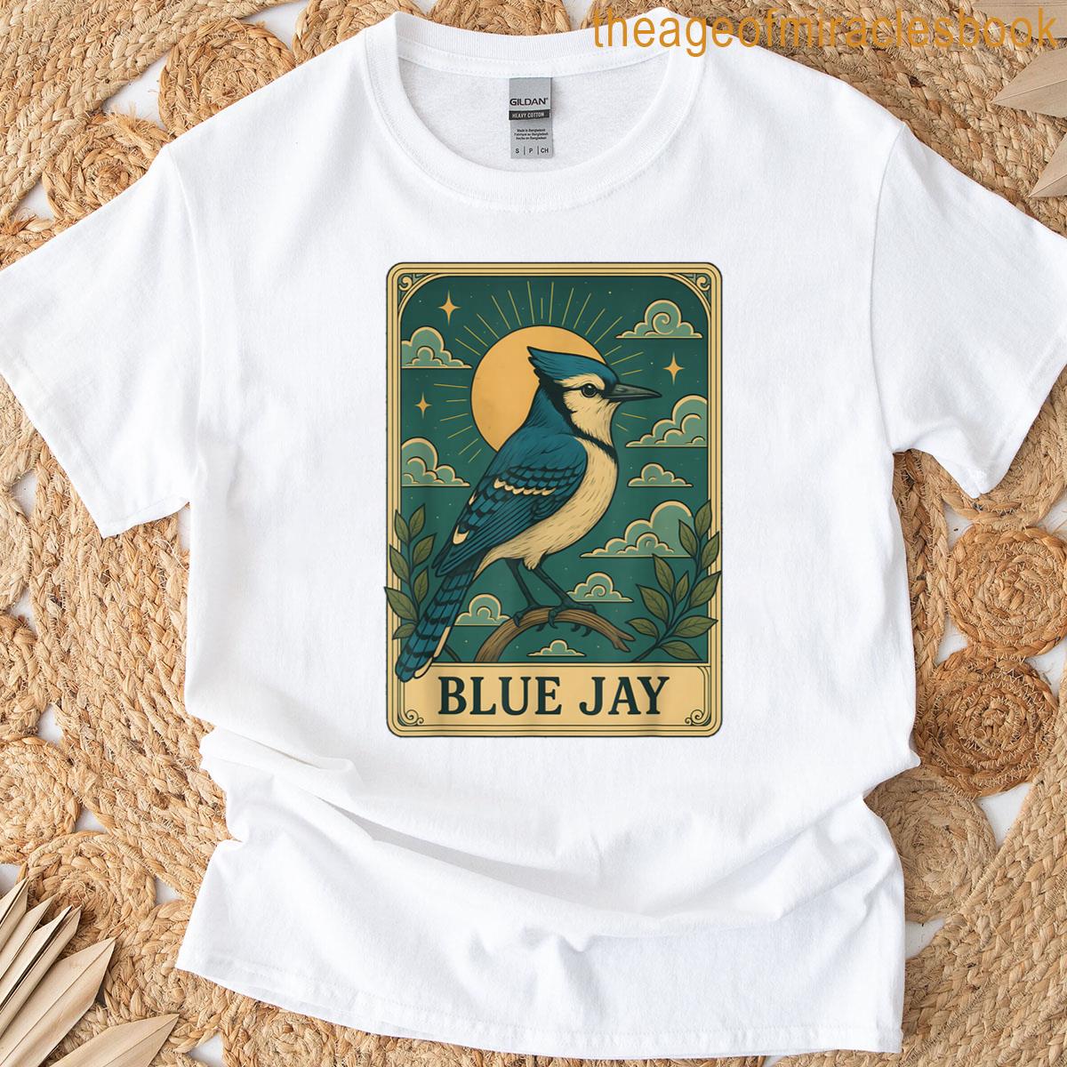 Blue Jay Tarot Card T-shirt