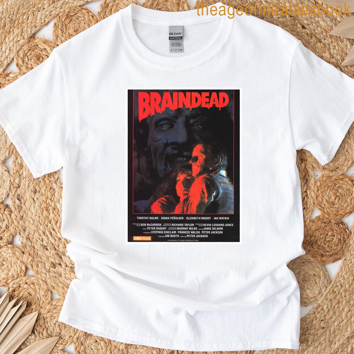 Braindead Horror Movie Poster T-shirt