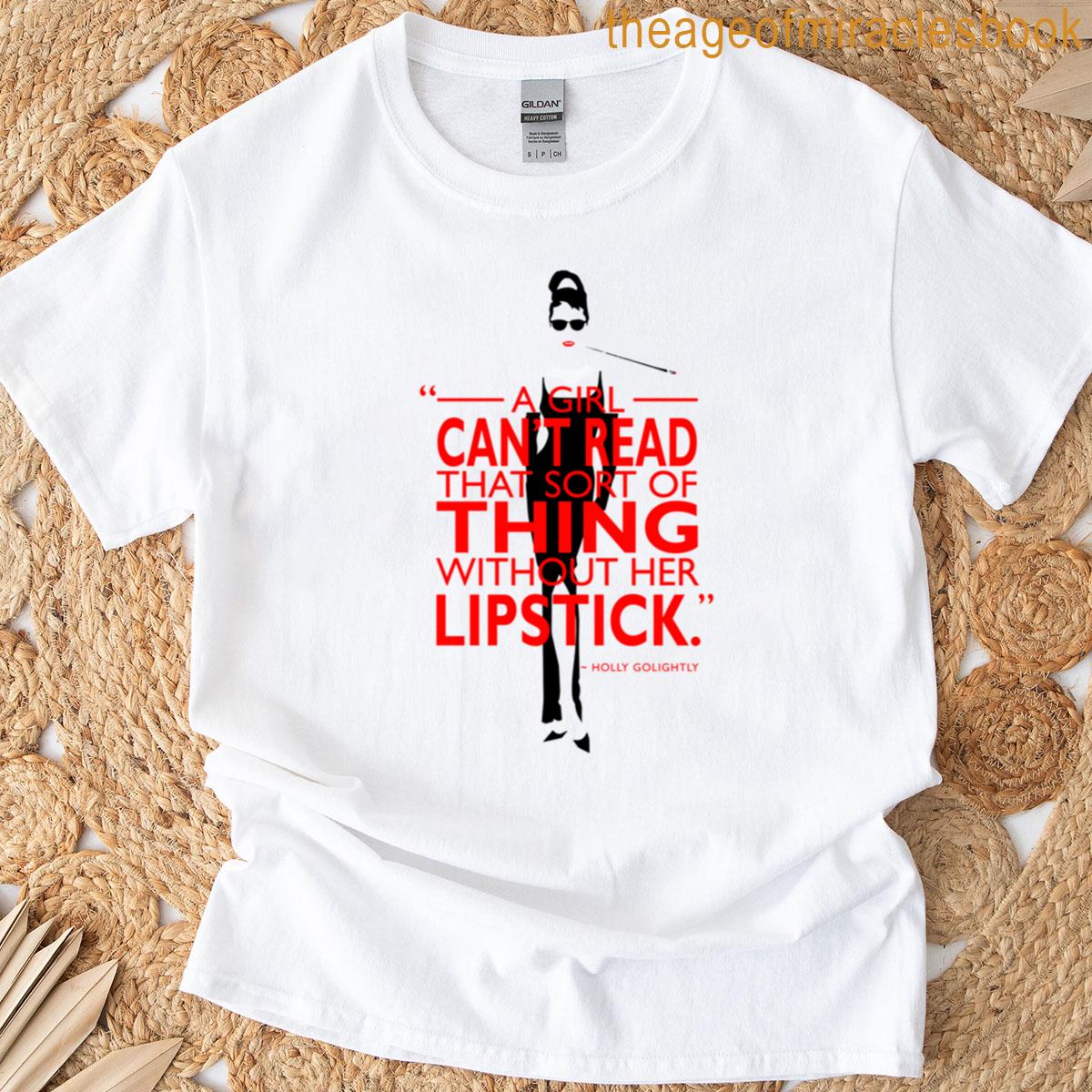 Breakfast At Tiffanys – Lipstick T-shirt