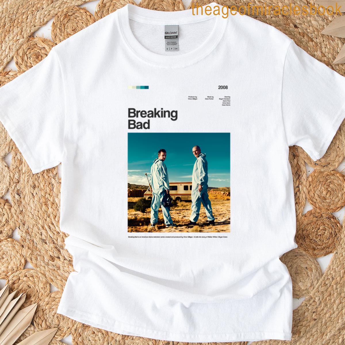 Breaking Bad Series Poster T-shirt Breaking Bad Series Poster T-shirt