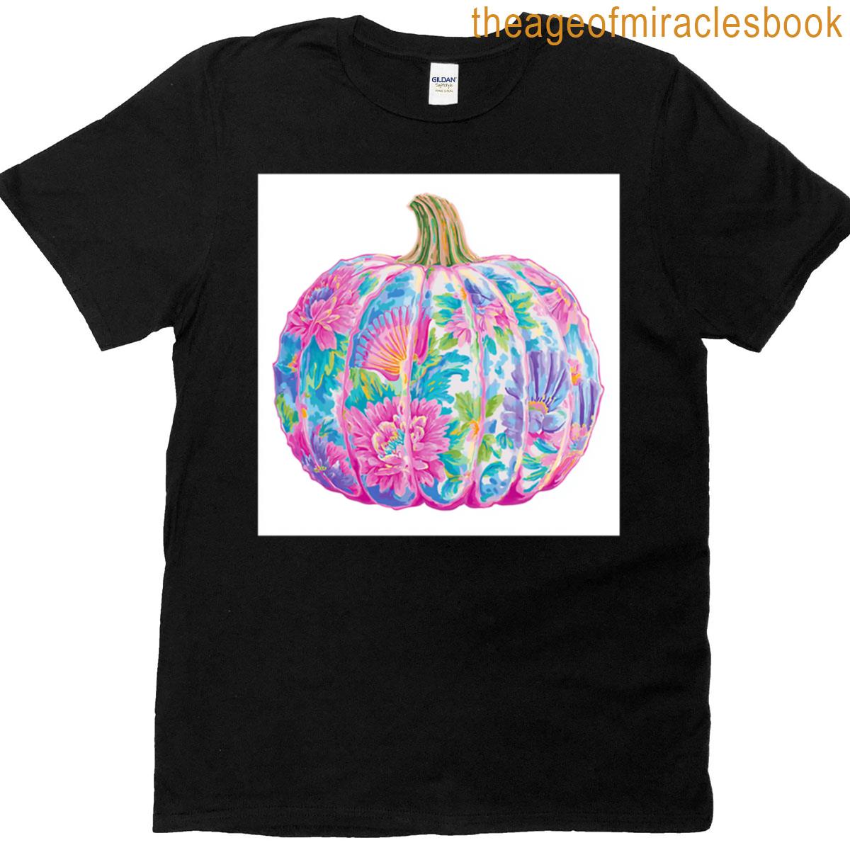 Bright Floral Pumpkin T-shirt