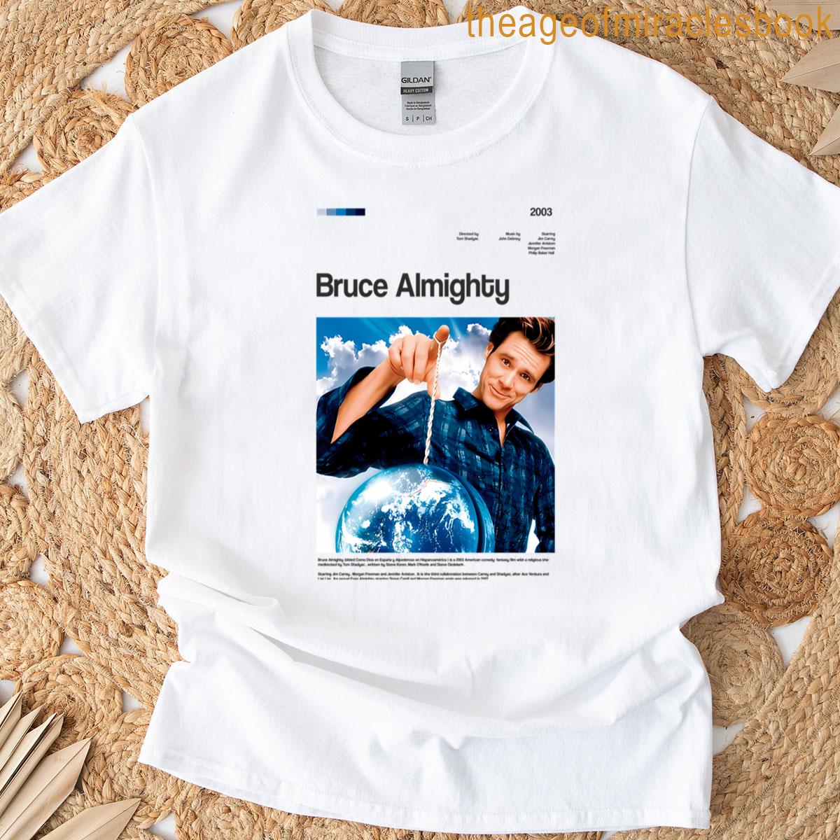 Bruce Almighty Movie Poster T-shirt Bruce Almighty Movie Poster T-shirt